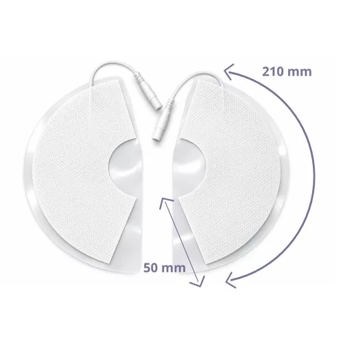 Íves elektróda szett TENS/EMS készülékhez (2db) 70x144 mm