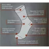 Szorításmentes gyógy bokazokni, fehér (38-40)