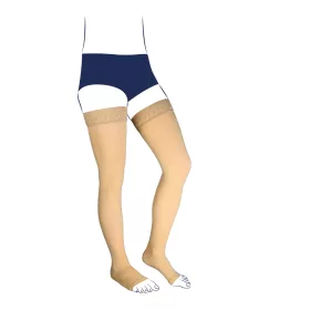   VENOFLEX KOKOON ABSOLU bézs színű női combfix nyitott hosszú 20-36 Hgmm 4. méret