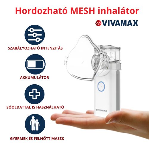 Hordozható MESH inhalátor