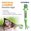 Digitális lázmérő flexibilis fejjel (béka)