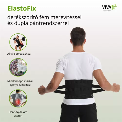 ElastoFix derékszorító merevítéssel és elasztikus pántrendszerrel L