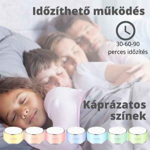 Nature&Relax "Compact" hang- és dallamterápiás (fehér zaj) készülék