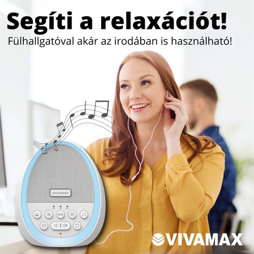 Nature&Relax hang- és dallamterápiás (fehér zaj) készülék