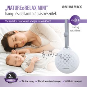   Nature&Relax "Mini" hang-és dallamterápiás (fehér zaj) készülék