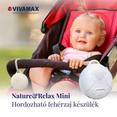 Nature&Relax "Mini" hang-és dallamterápiás (fehér zaj) készülék