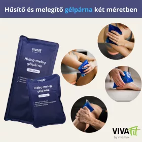 Hideg-meleg gélpárna 13x28 cm 350g