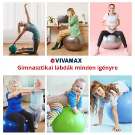 Gimnasztikai labda (45 cm, szürke)