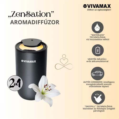 "ZenSation" aromadiffúzor - titánium