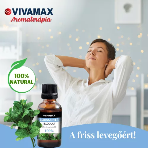 Borsmenta 100%-os tisztaságú illóolaj (10 ml)