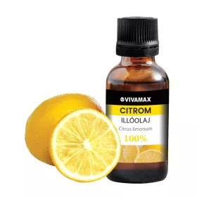Citrom 100%-os tisztaságú illóolaj (10 ml)