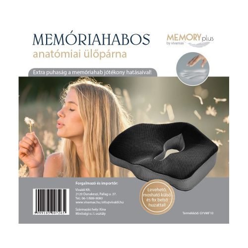 Memóriahabos anatómiai ülőpárna