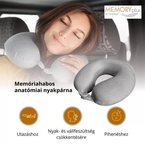 Memóriahabos nyakpárna
