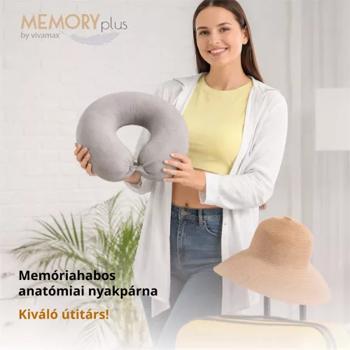 Memóriahabos nyakpárna