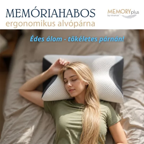 Memóriahabos ergonomikus alvópárna 4 kényelmi zónával