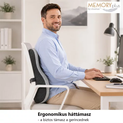 Memóriahabos ergonomikus háttámasz