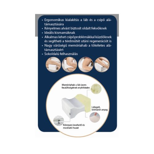 Memóriahabos lábtámasztó párna