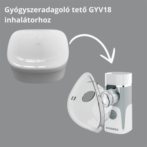 Gyógyszeradagoló tető GYV18 mesh inhalátorhoz