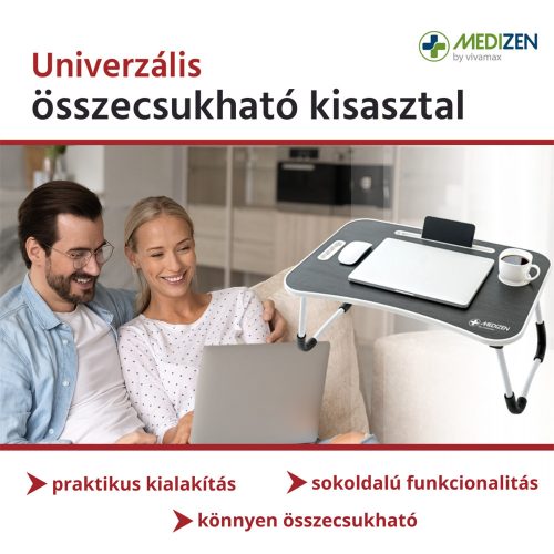 Univerzális összecsukható kisasztal