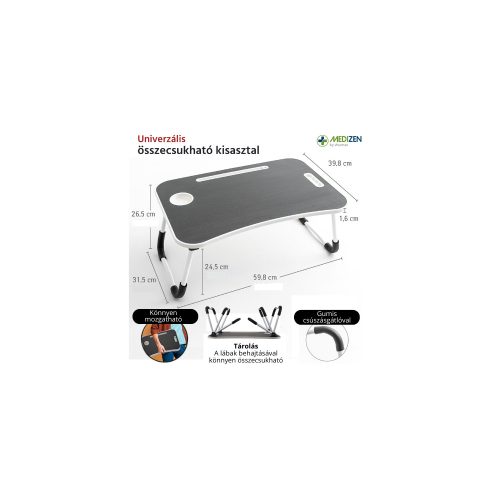 Univerzális összecsukható kisasztal