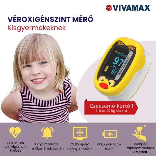 Véroxigénszint mérő gyerekeknek