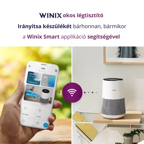 Winix T500 "WIFI" okos légtisztító készülék