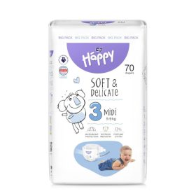Bella Happy pelenka Soft & Delicate (3-as) 4 - 9 kg