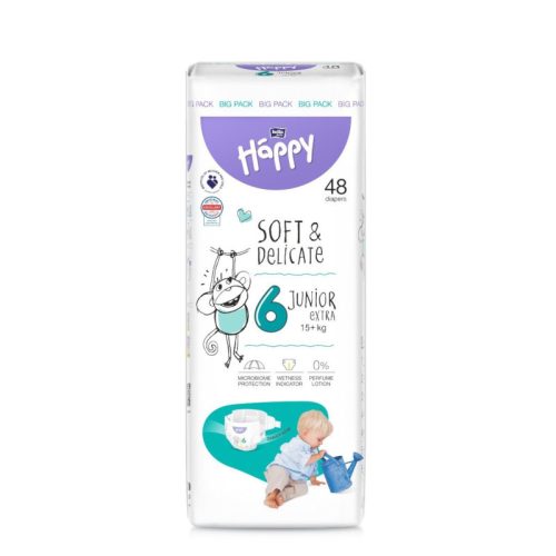 Bella Happy pelenka Soft & Delicate (6-os) 16 - 30 kg