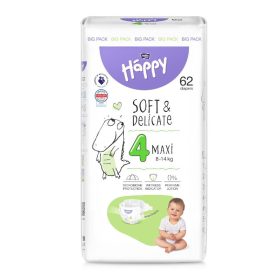 Bella Happy pelenka Soft & Delicate (4-es) 8 - 18 kg