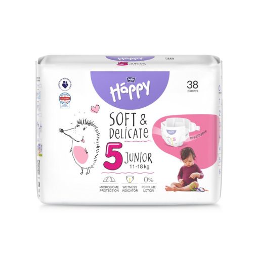 Bella Happy pelenka Soft & Delicate (5-ös) 12 - 25 kg