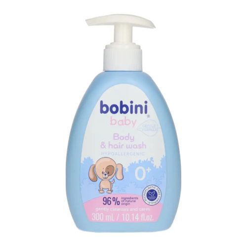 Bobini Babafürdető és sampon 2in1, pumpás, hipoallergén