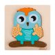 Akuku Tanuló játék Fa puzzle, bagoly
