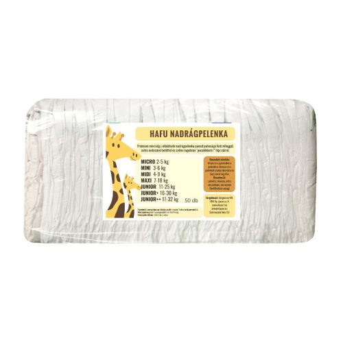Hafu pelenka (6+-os) 17 - 32 kg