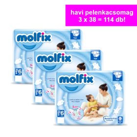 Molfix Havi pelenkacsomag Jumbo (6-os) 15+ kg