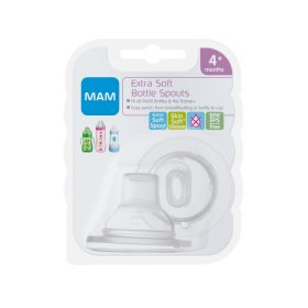 Mam Itatócsőr Extra puha, szimmetrikus szilikon széles szájú 4+ hó