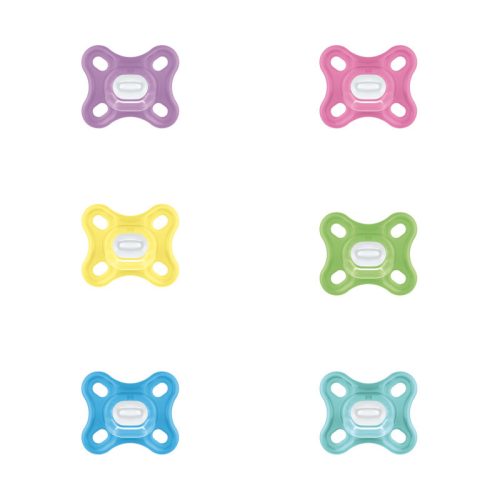 Mam Játszócumi Comfort Puha szilikon, sterilizáló dobozzal szilikon lapított (méret: 1) 0+ hó