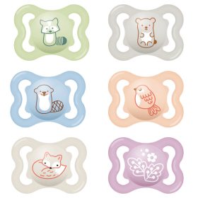   Mam Játszócumi Mini Air szilikon lapított (méret: 0) 0+ hó