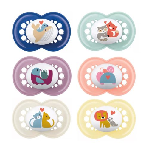 Mam Játszócumi Original dupla, egész karton szilikon lapított (méret: 3) 16+ hó