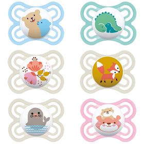 Mam Játszócumi Perfect, egész karton szilikon lapított (méret: 1) 0+ hó