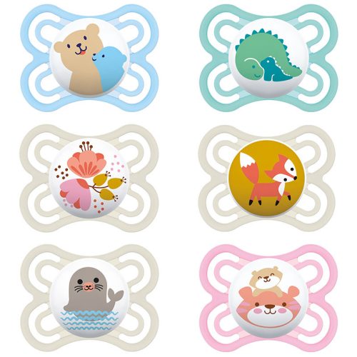 Mam Játszócumi Perfect, egész karton szilikon lapított (méret: 1) 0+ hó