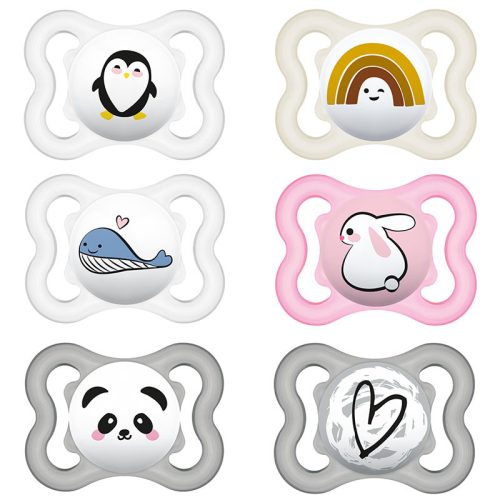 Mam Játszócumi Supreme, dupla szilikon lapított (méret: 1) 0+ hó