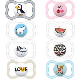 Mam Játszócumi Supreme, dupla szilikon lapított (méret: 2) 6+ hó