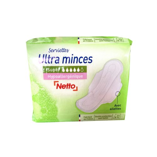 Netto Egészségügyi betét Ultra szárnyas (méret: super)