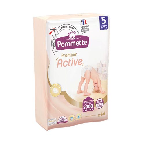 Pommette Premium Active pelenka Csomagolás sérült! (5-ös) 11 - 25 kg