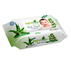 Pufy Fresh Popsitörlő Aloe Vera kupakos