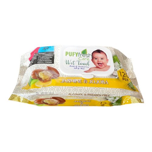 Pufy Fresh Popsitörlő Jázmin - jojoba kupakos