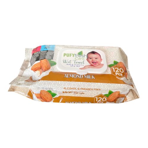 Pufy Fresh Popsitörlő Mandulatej kupakos
