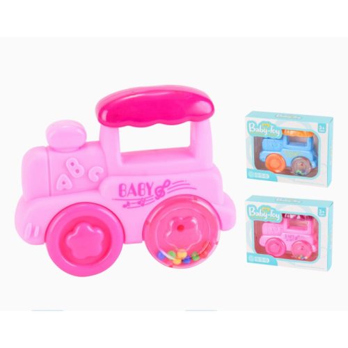 Baby Toys Csörgő Zenélő, világító mozdony